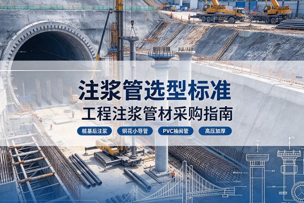 藁城注浆管选型标准