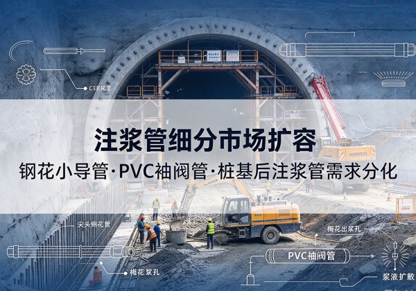 藁城注浆管细分市场扩容，隧道钢花小导管、PVC 袖阀管、桩基后注浆管需求分化